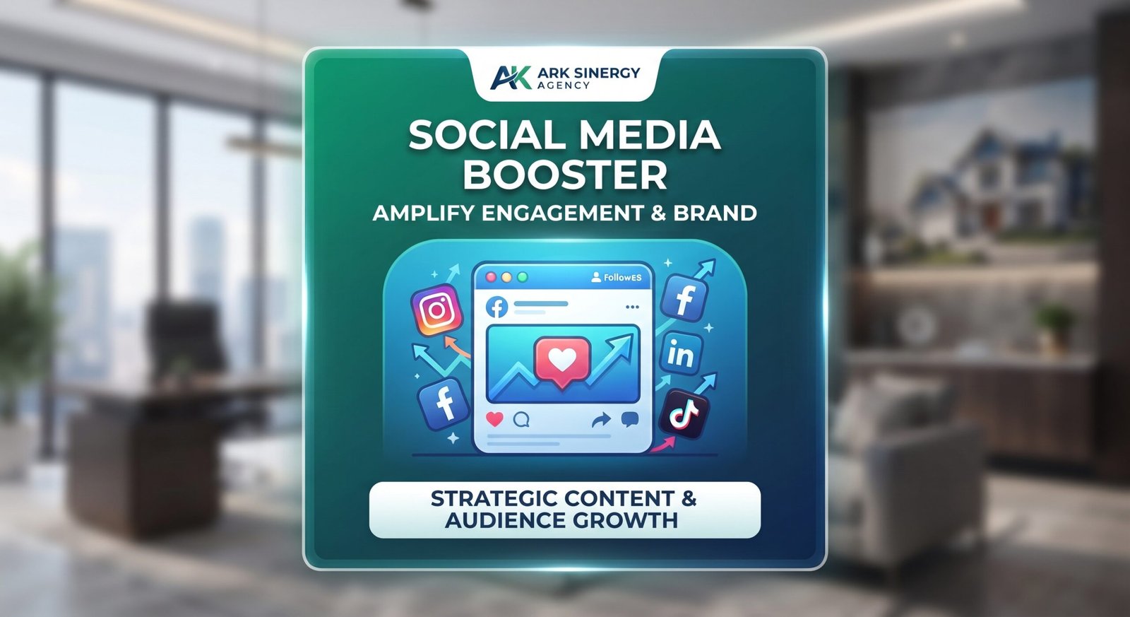 Social Media Booster - Ark Sinergy Agency
